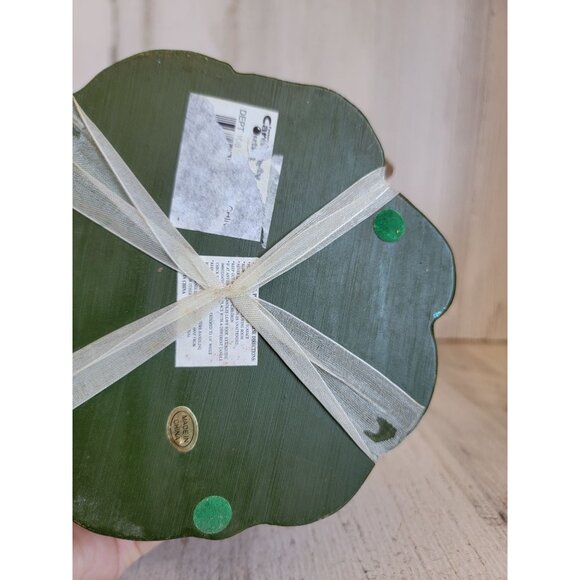 Halloween pumpkin stack holder candle pillar orange home decor candy corn - Picture 8 of 9